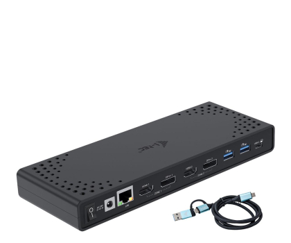 Akcesoria I-TEC USB 3.0 / USB-C / Thunderbolt 3 Dual Display Docking Station CADUA4KDOCKPDL2